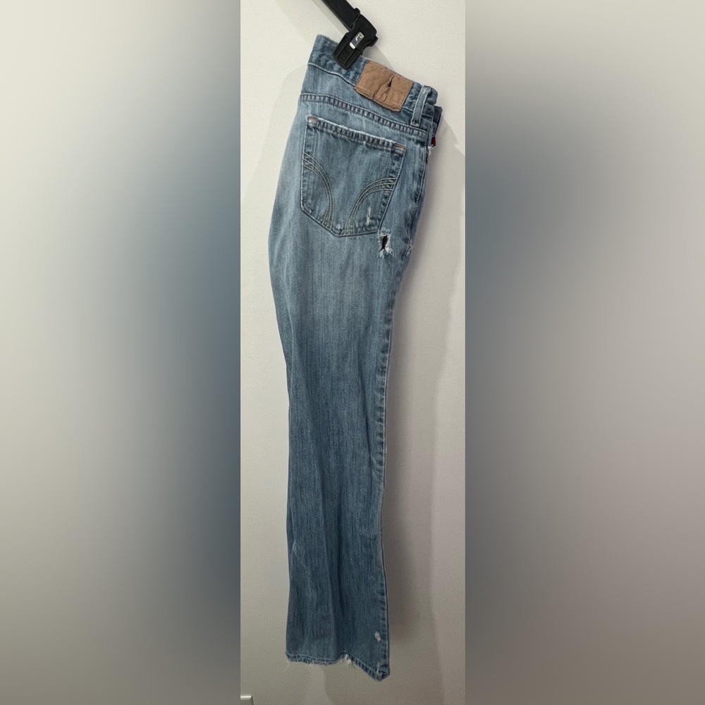 Y2K Hollister Distressed Flare Jeans
